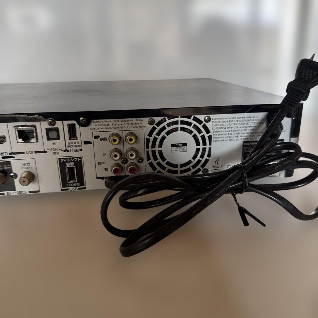 【ジャンク品】東芝REGZA BDレコーダー DBR-M490