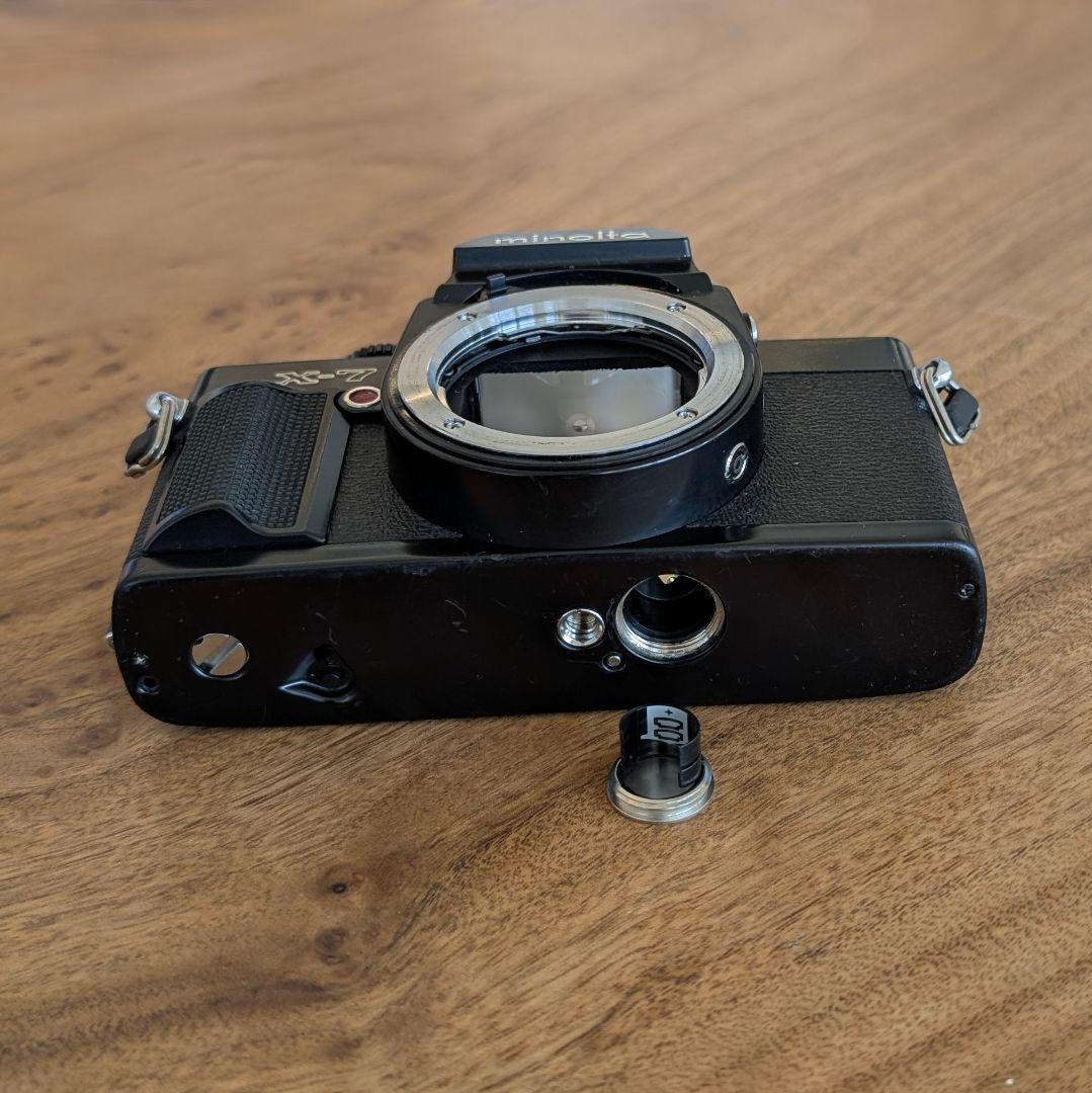 minolta X-7 フィルム一眼レフカメラ ジャンク品