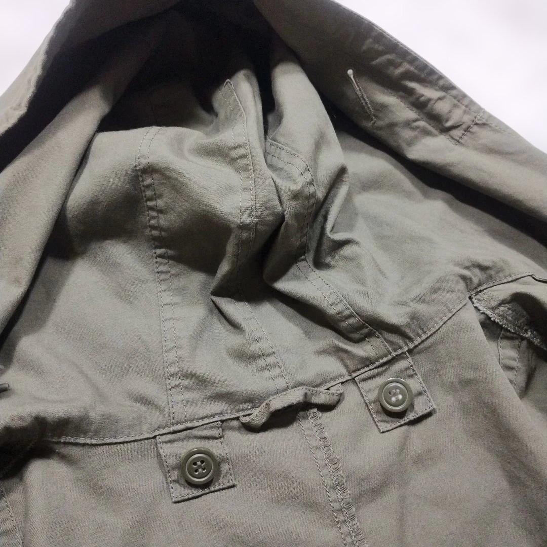 【美品】ヒューストン　M-51　ライナー付　モッズコート　青島コート　XXS　緑