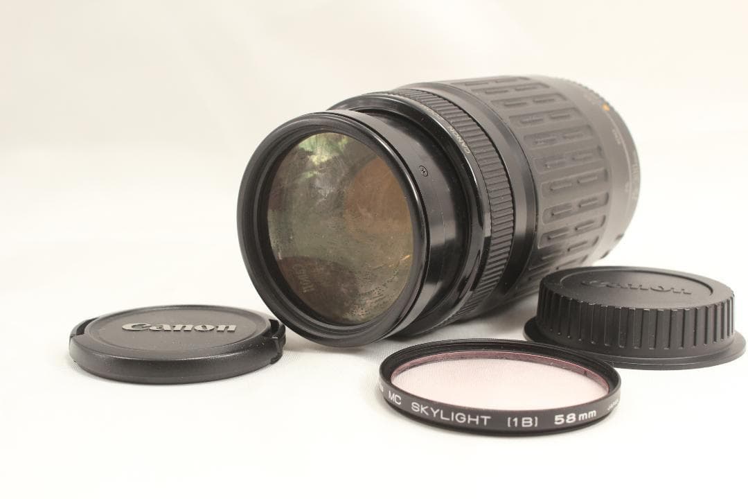 CANON EF 75-300m F4-5.6 レンズキャップ・フィルタ付き