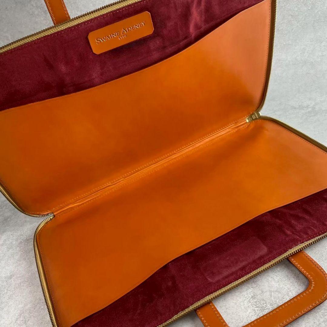 極美品英国製！スウェインアドニーブリッグ ソールズベリーフォリオブライドルレザー