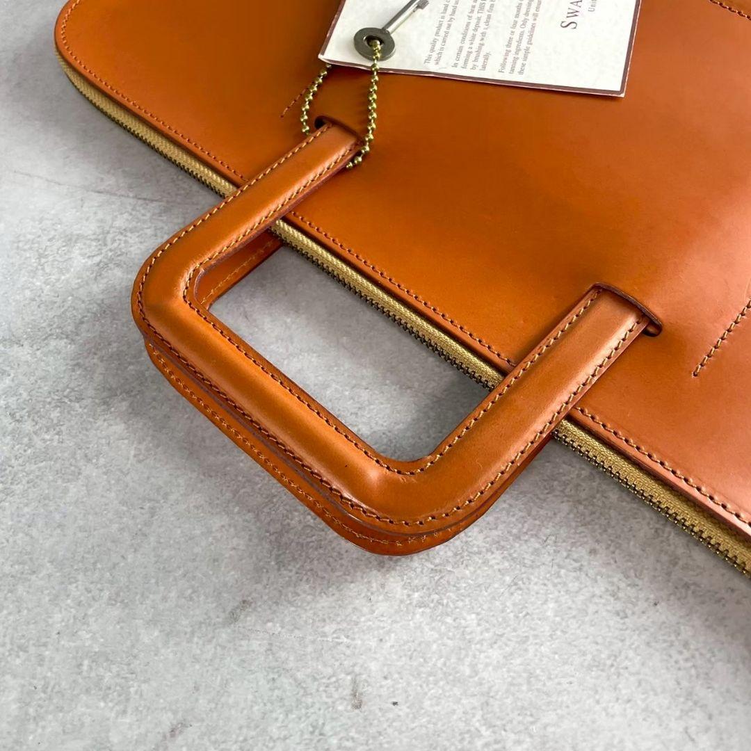 極美品英国製！スウェインアドニーブリッグ ソールズベリーフォリオブライドルレザー