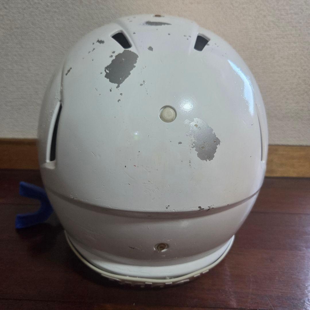 Riddell アメリカンフットボール ヘルメット ホワイトＬサイズパット付き