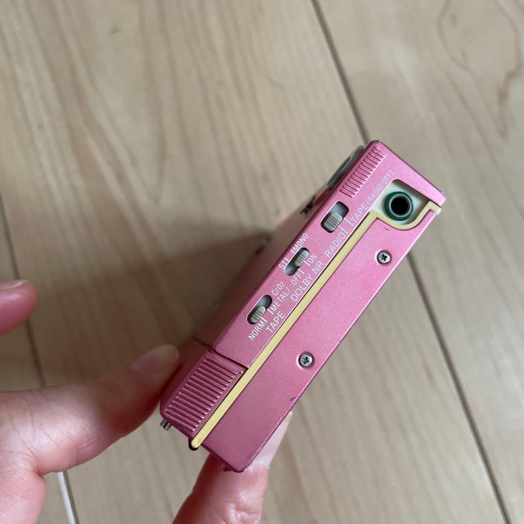 WALKMAN カセットウォークマン　WM-F20 ピンク