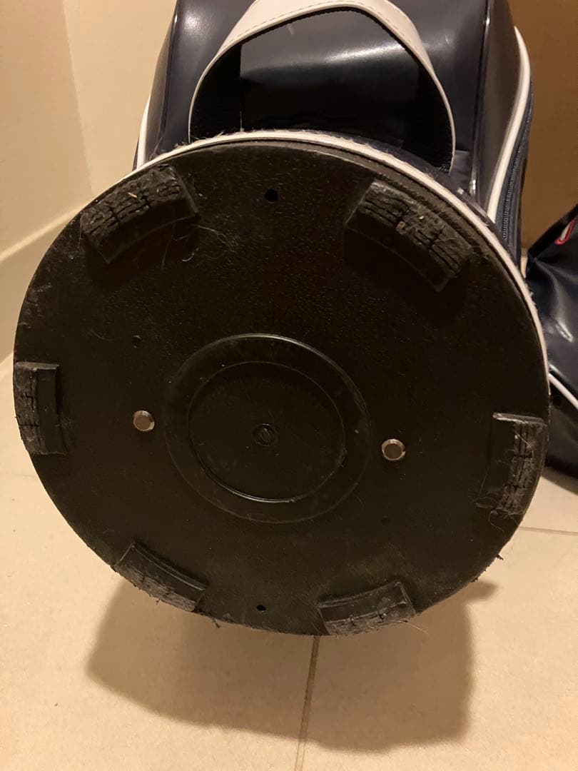 【キャロウェイ】レディースキャディバッグ、ネイビー、美品