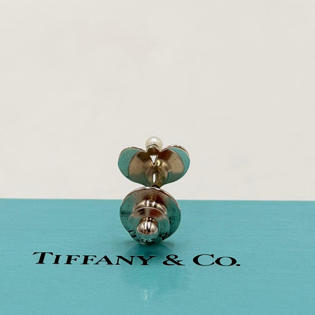 【美品】ティファニー ピンバッジ ピンズ テニスラケット パール SV925