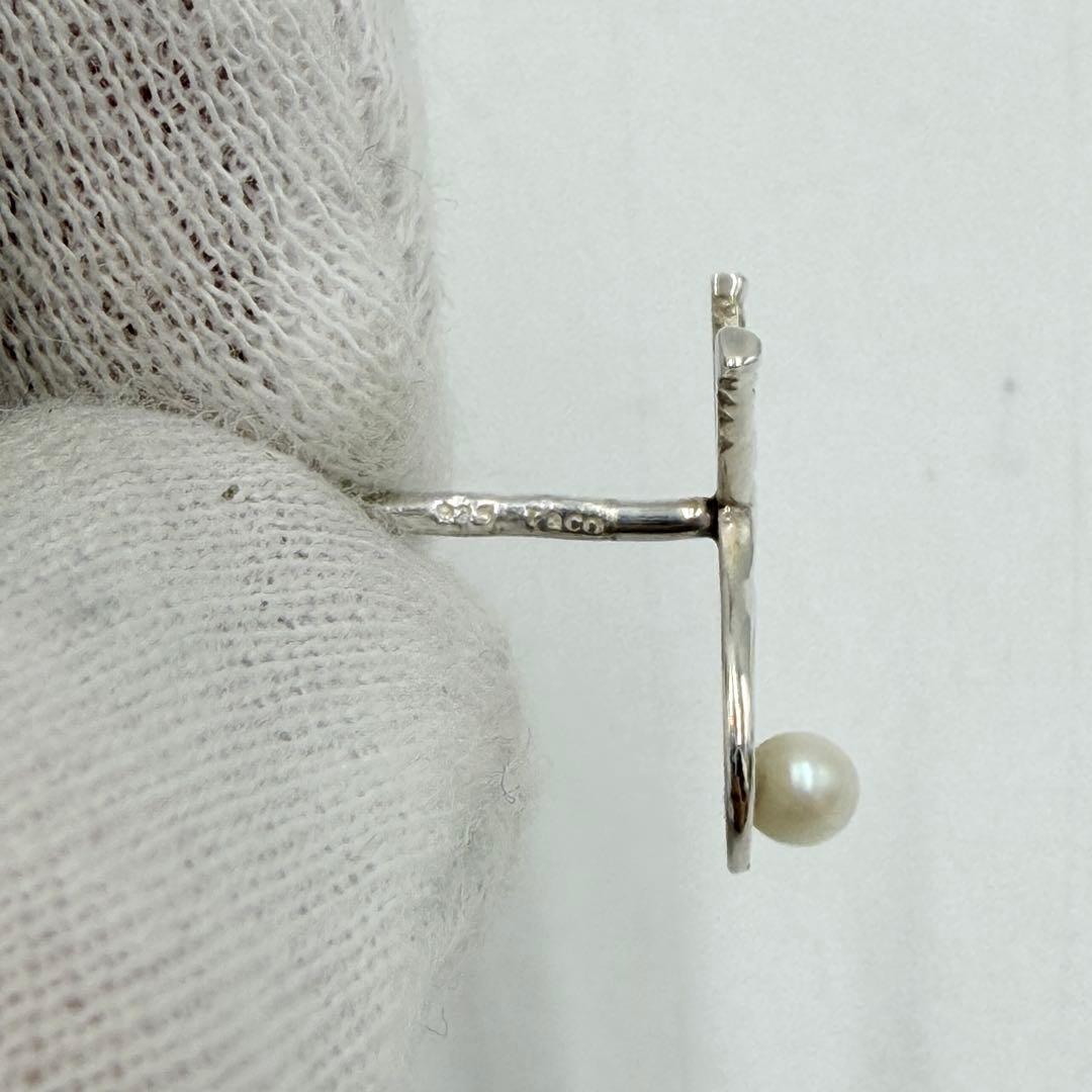 【美品】ティファニー ピンバッジ ピンズ テニスラケット パール SV925