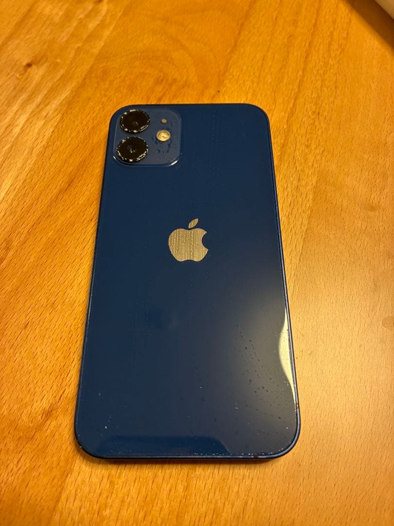 iPhone 12 mini 64GB ブルー 液晶交換有 Face ID不可