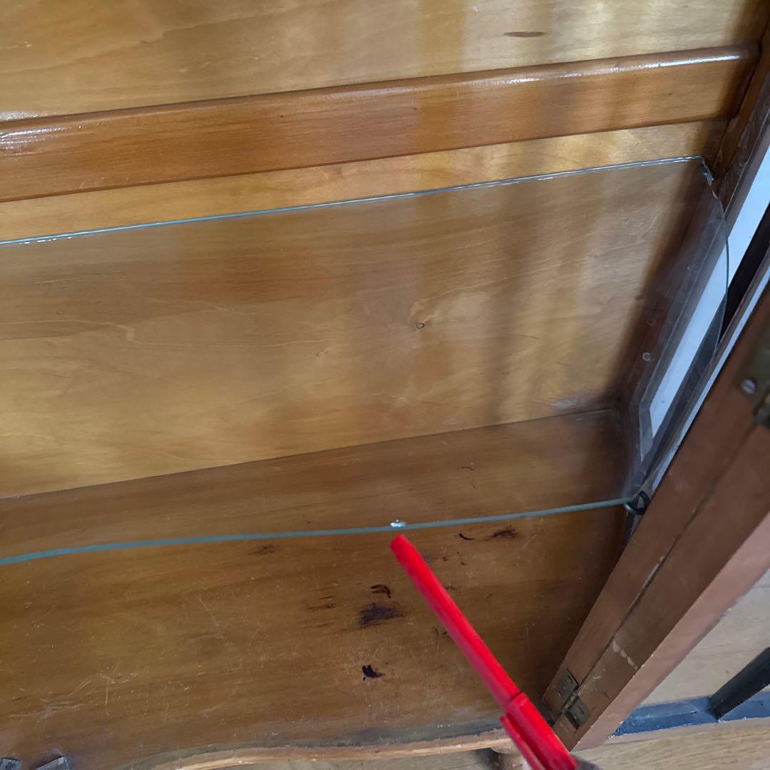 イギリス製アンティーク　ヴィクトリアン　キャビネット 引き取り限定