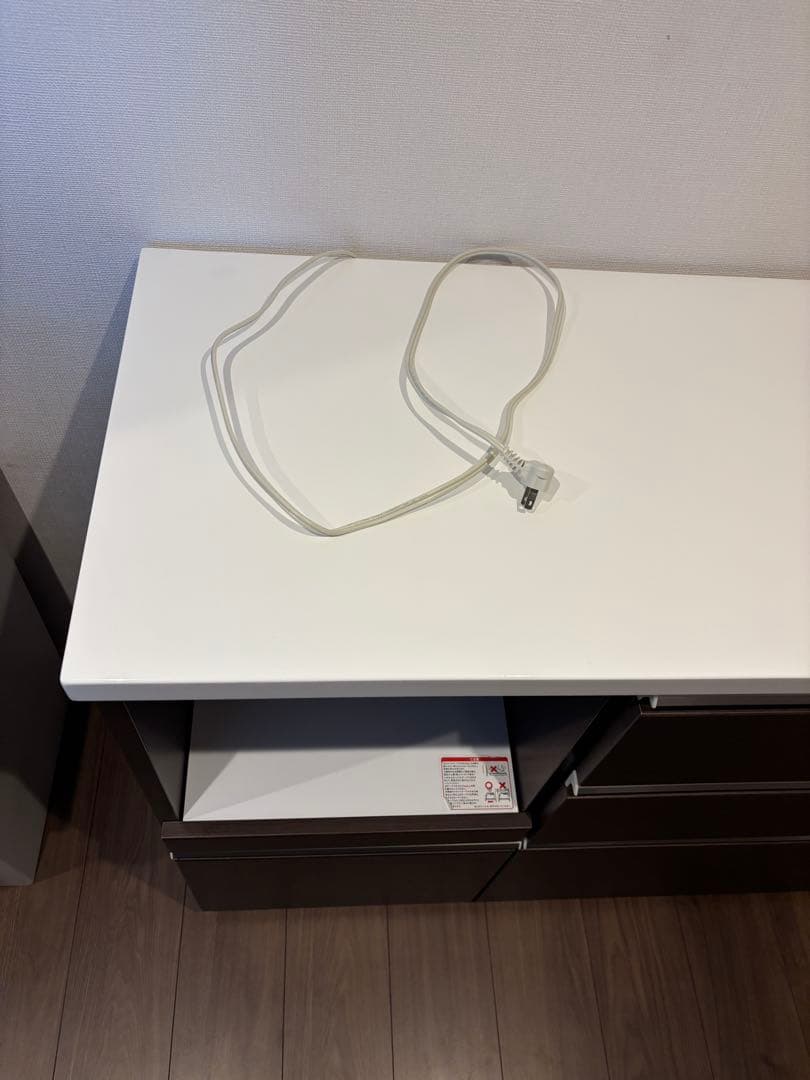 送料込 美品　完成品　キッチンカウンター レンジ台　120cm