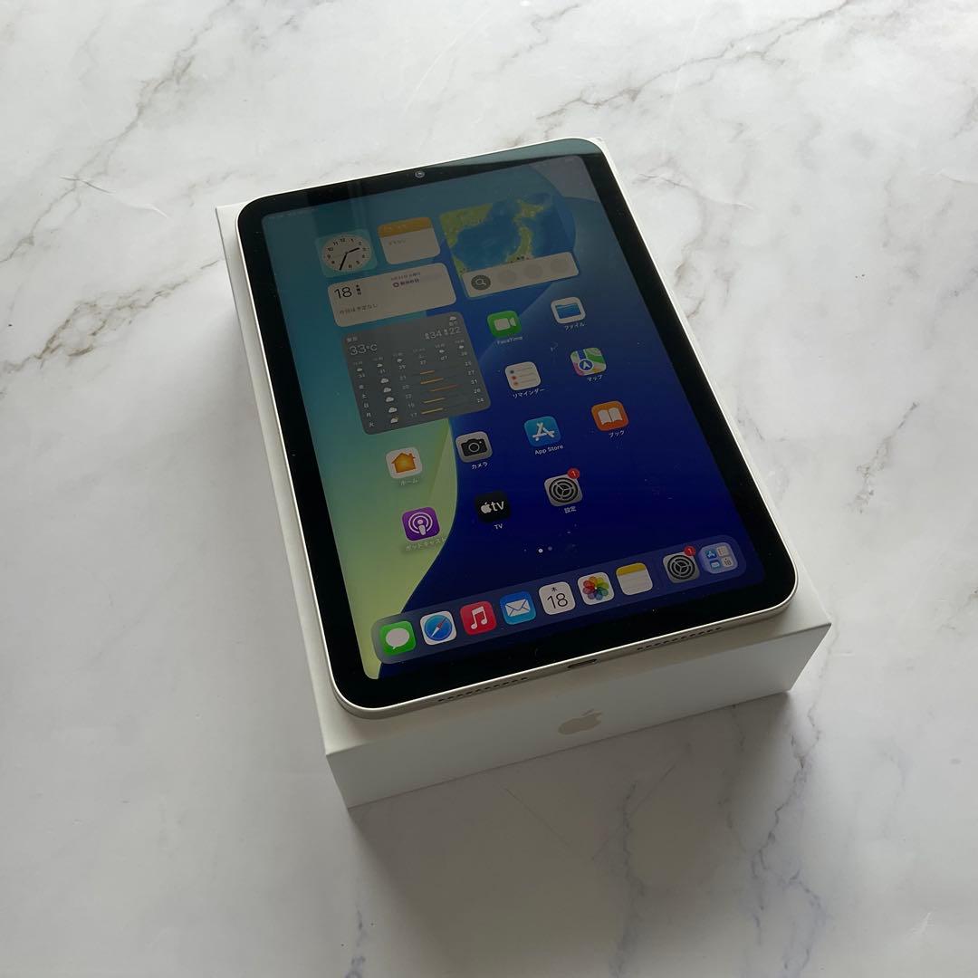 【極美品】Apple iPad mini 第6世代 6 Wi-Fi 64GB