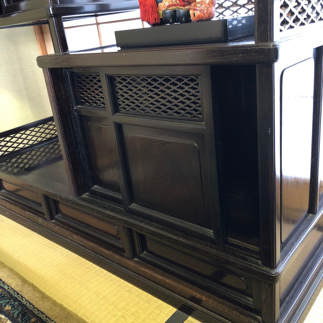 高級 茶棚 飾り棚 木製