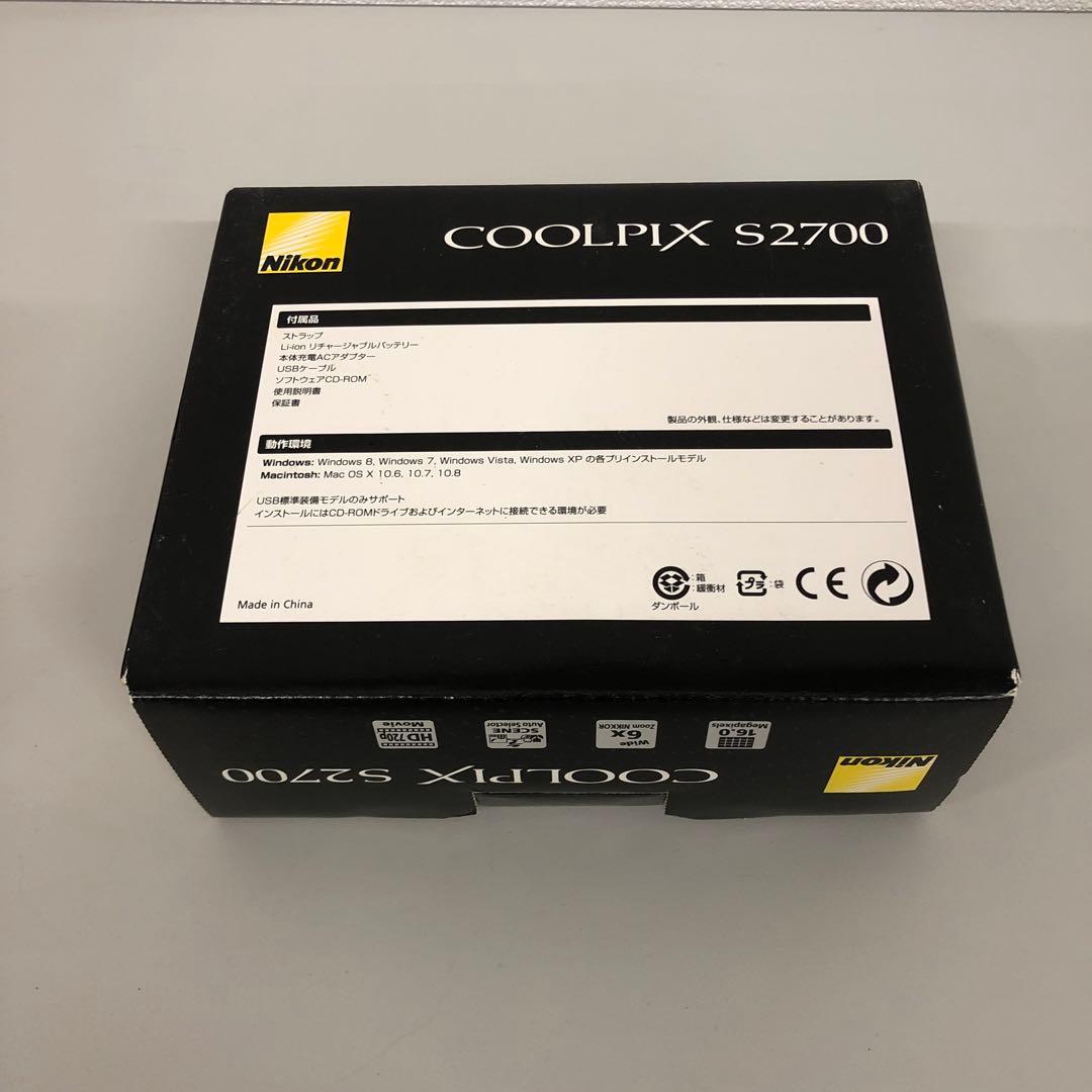 M08/01a1709☆Nikon COOLPIX S2700 デジカメ