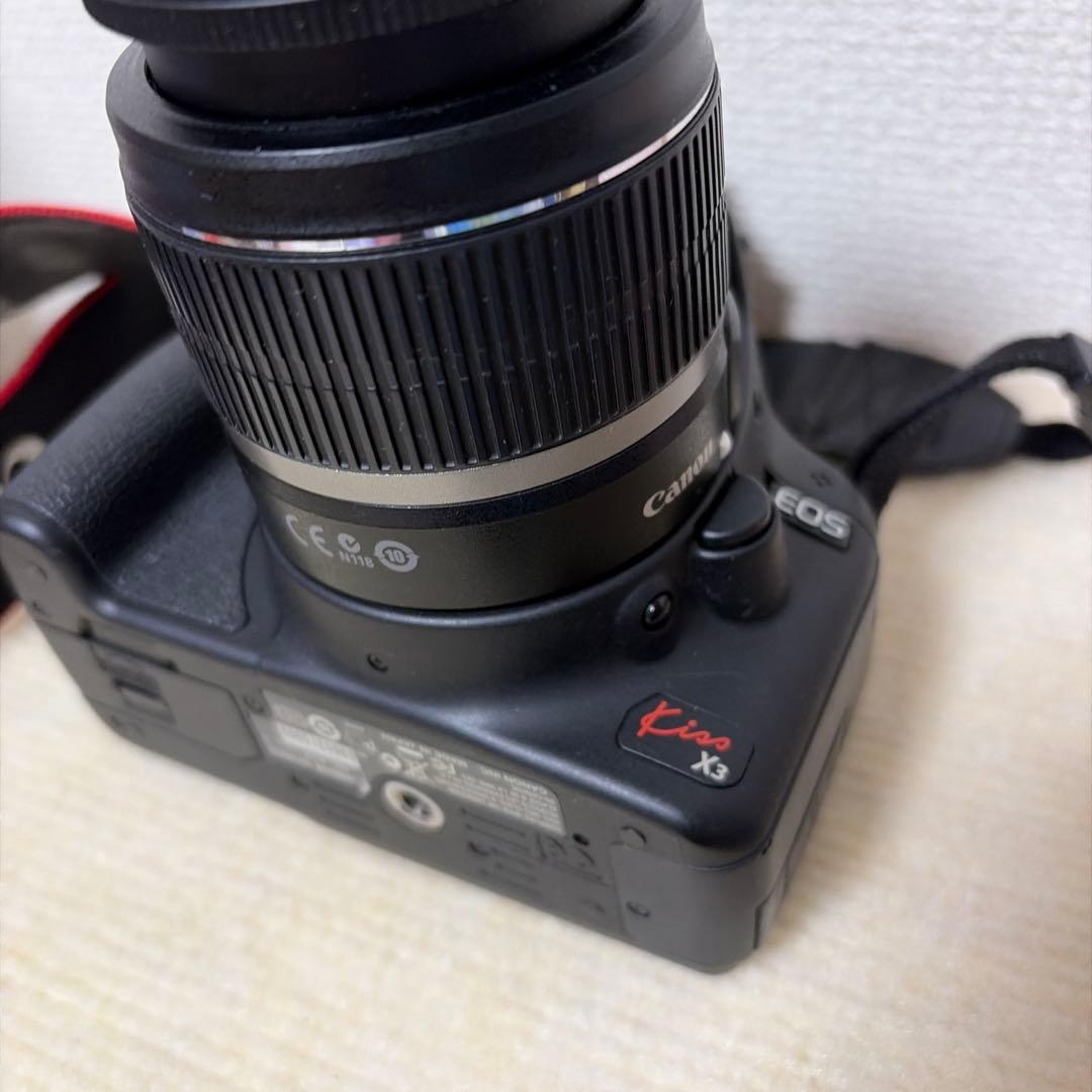【ジャンク品】Canon EOS Kiss X3 レンズ.バッテリー.充電器他