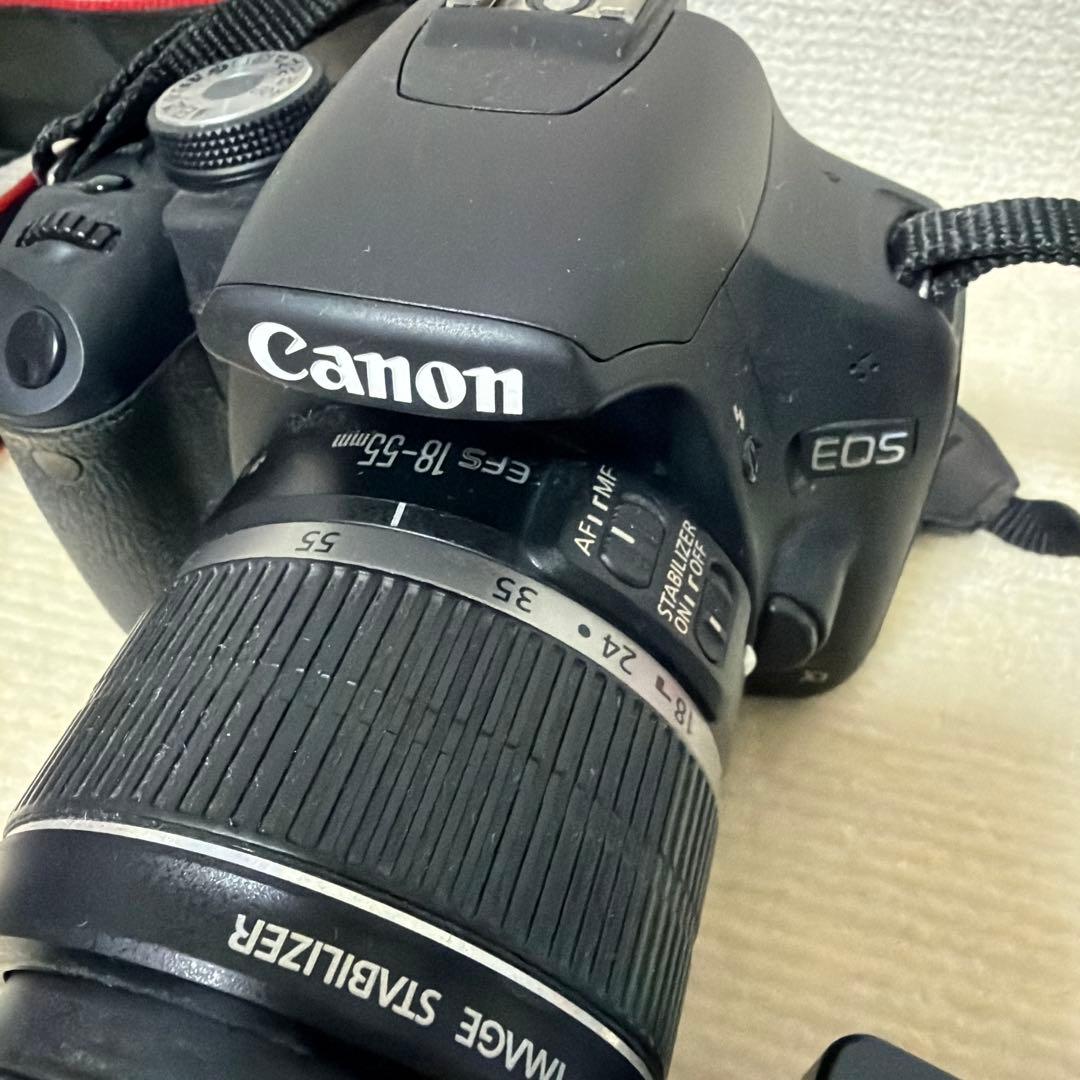 【ジャンク品】Canon EOS Kiss X3 レンズ.バッテリー.充電器他