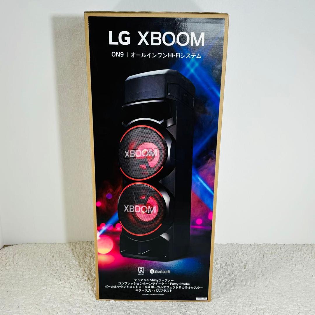 LG エルジー Xブーム ON9 新品 スピーカー マルチカラー照明 ウーファー