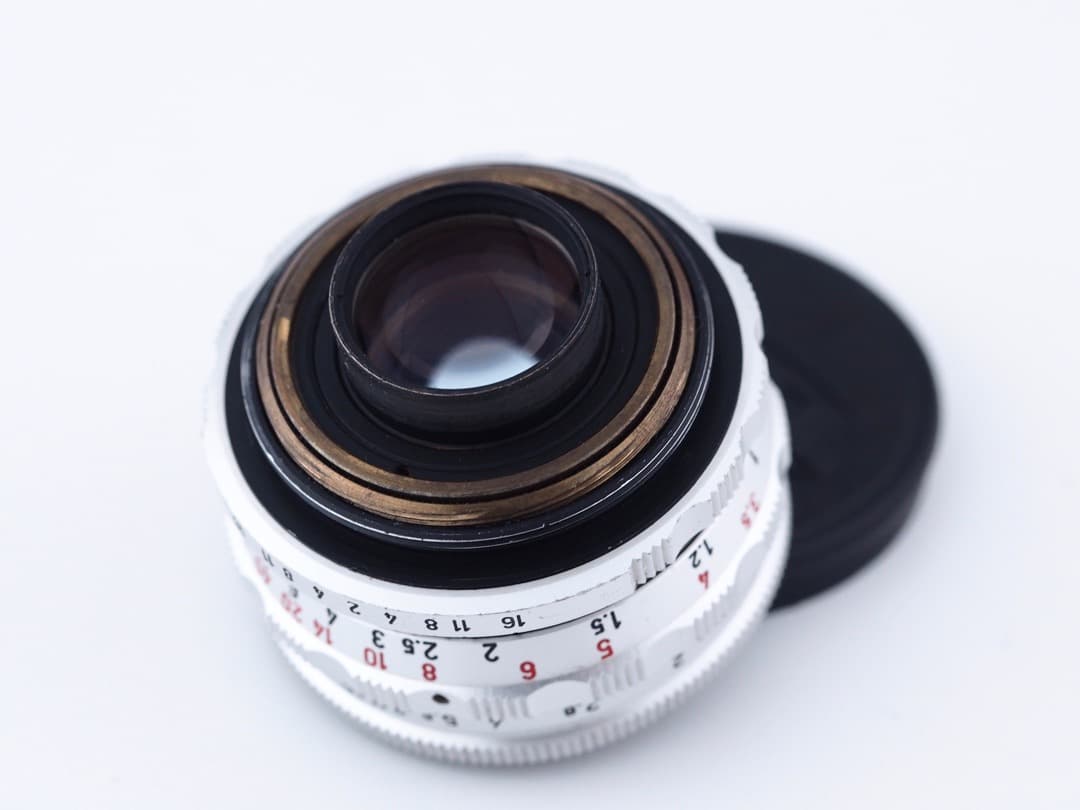 M39 QUINON 50mm f2 Steinheil Munchen キノン