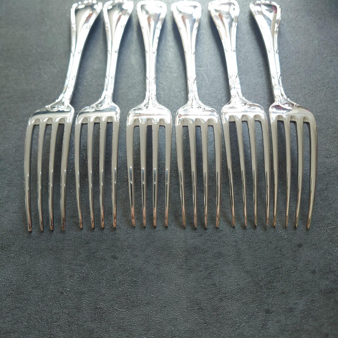 美品 クリストフル リュバン デザートフォーク 6点