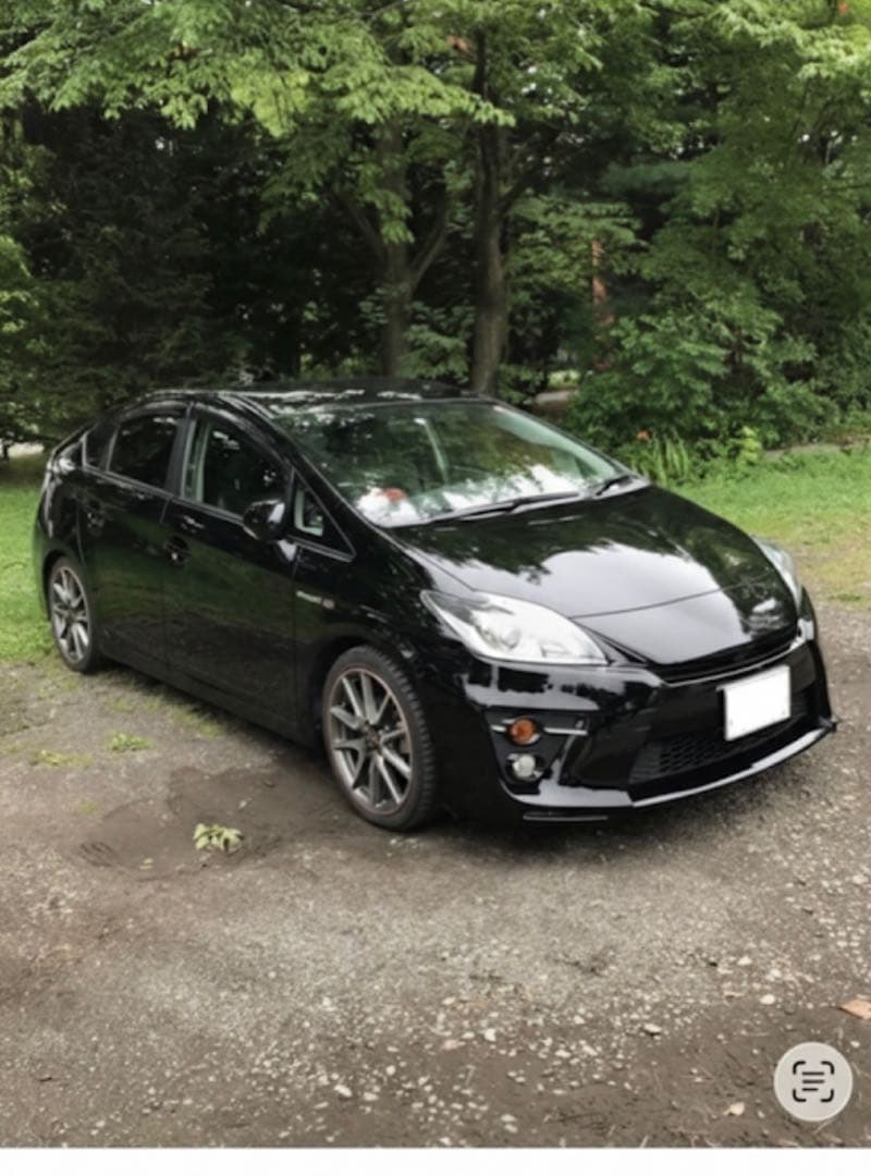 30プリウスG's 18インチ純正レッドラインホイール　4本セット（タイヤ付き）