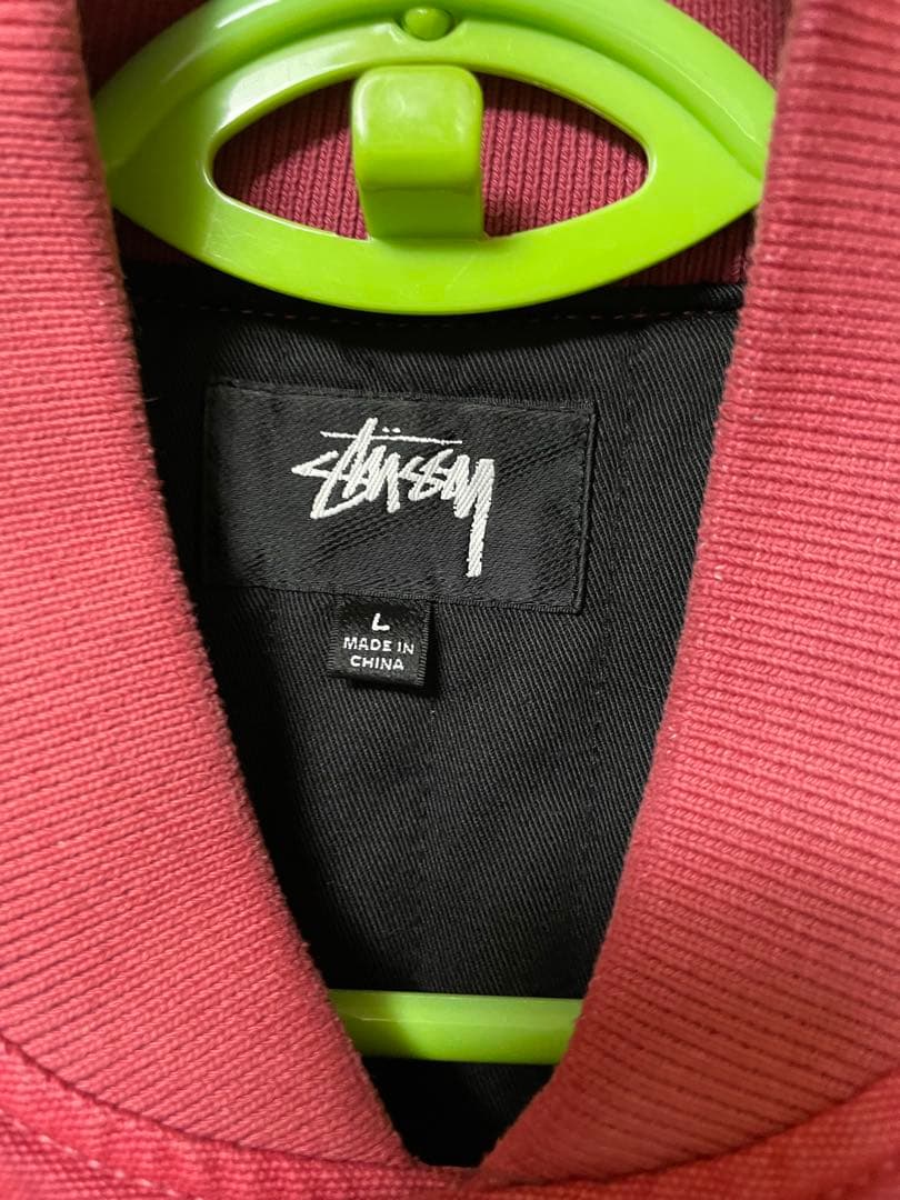STUSSY GHOST LOGO VARSITY JACKET Lサイズ