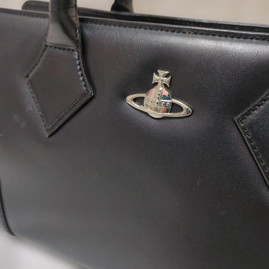 ヴィヴィアン Vivienne Westwood レザー ハンドバッグ 廃盤品