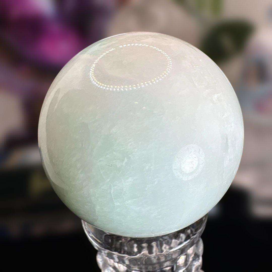 高品質♡ブルーアラゴナイトスフィアNo.2550