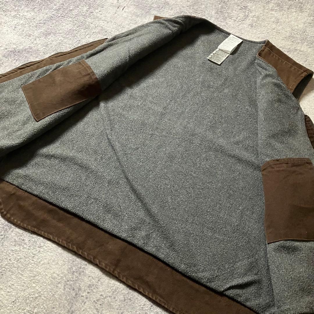 00sCarharttカーハートダックベスト裏地ボアブラウンワークメキシコ製XL