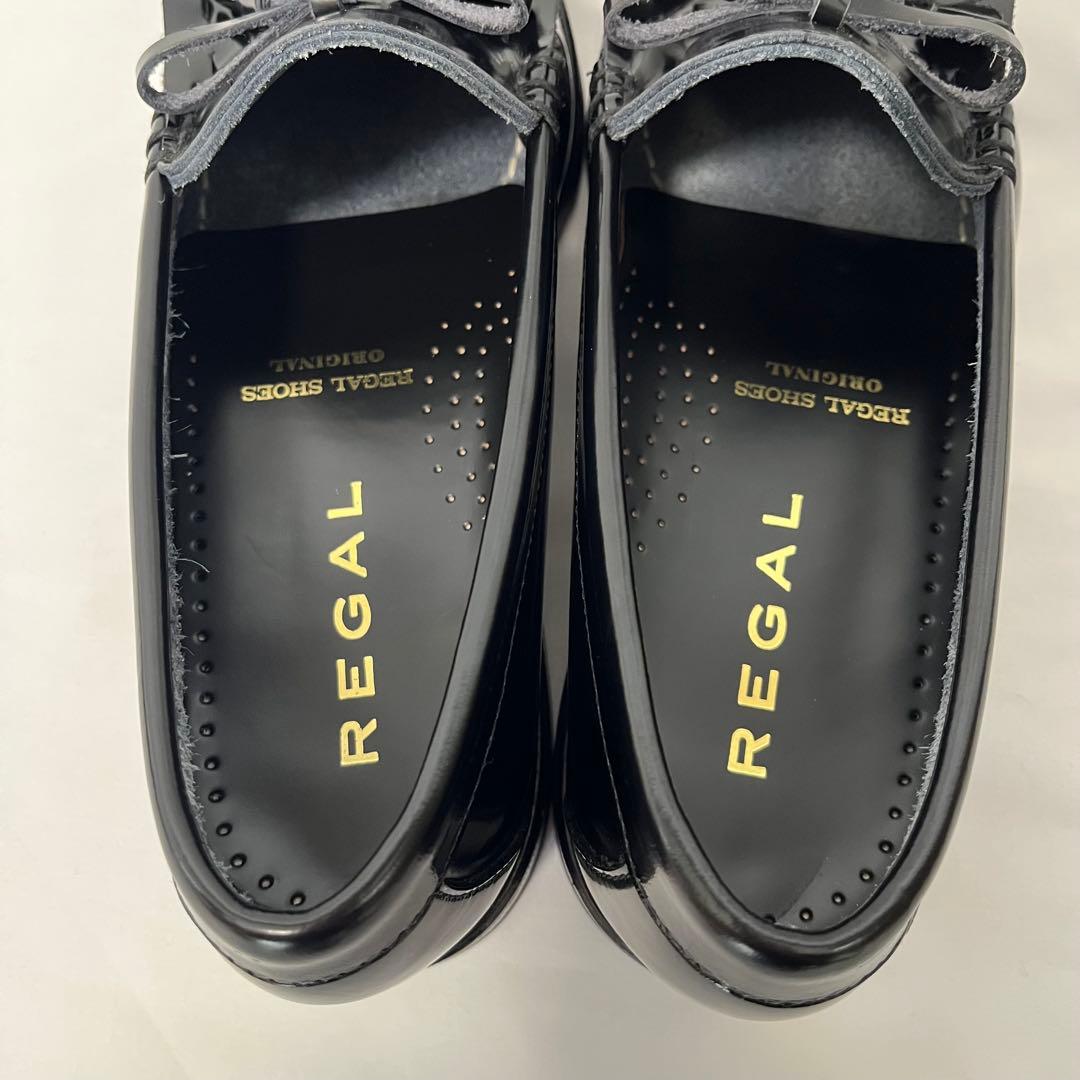 【最終価格‼️】REGAL リーガル ブラック フリンジ タッセル w55b 24