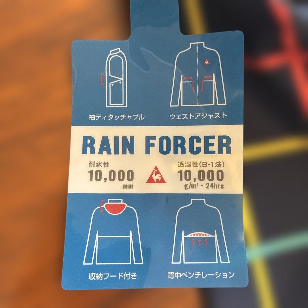 【タグ付未使用】le coq sportifレディース　ロングレインウェア