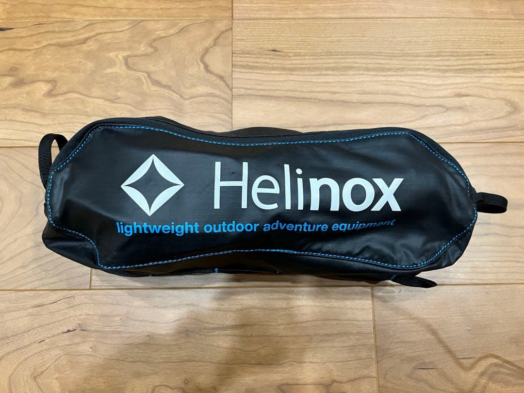 【美品】Helinox チェアワン アウトドアチェア ブラック/ブルー