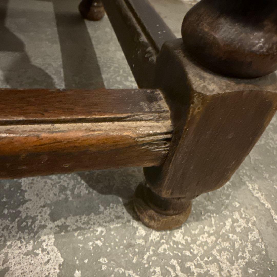 年末年始saleヴィンテージ　木製サイドテーブル　引き出し付き　2段