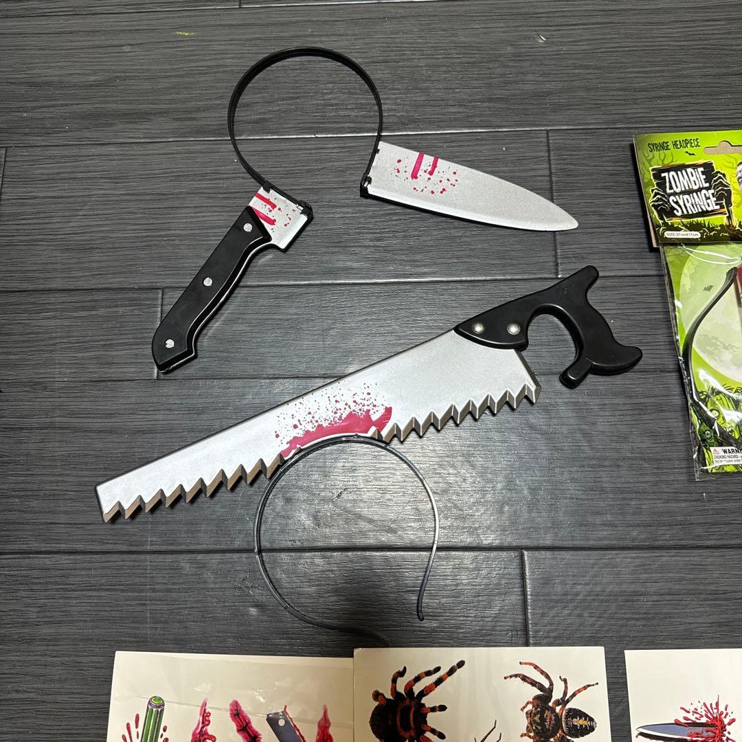 ハロウィン　カチューシャ　コスプレ　子供　大人　仮装　usj ゾンビ　ホラー