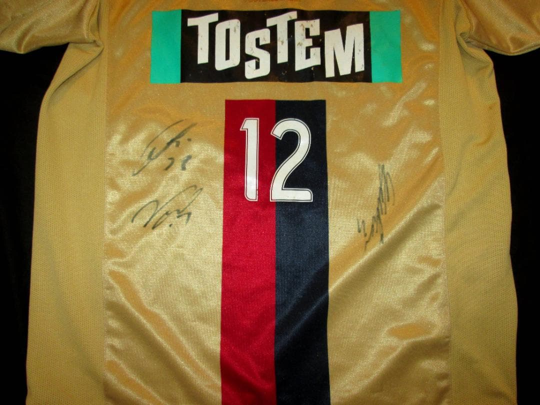 nike ナイキ サイン入り鹿島アントラーズ2008-2009 3rd 限定