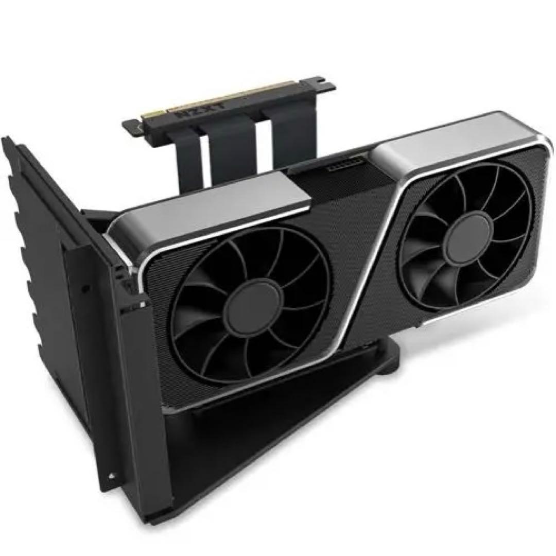 NZXT 垂直型GPUホルダー&ライザーケーブル(PCIE4.0 x 16) 黒