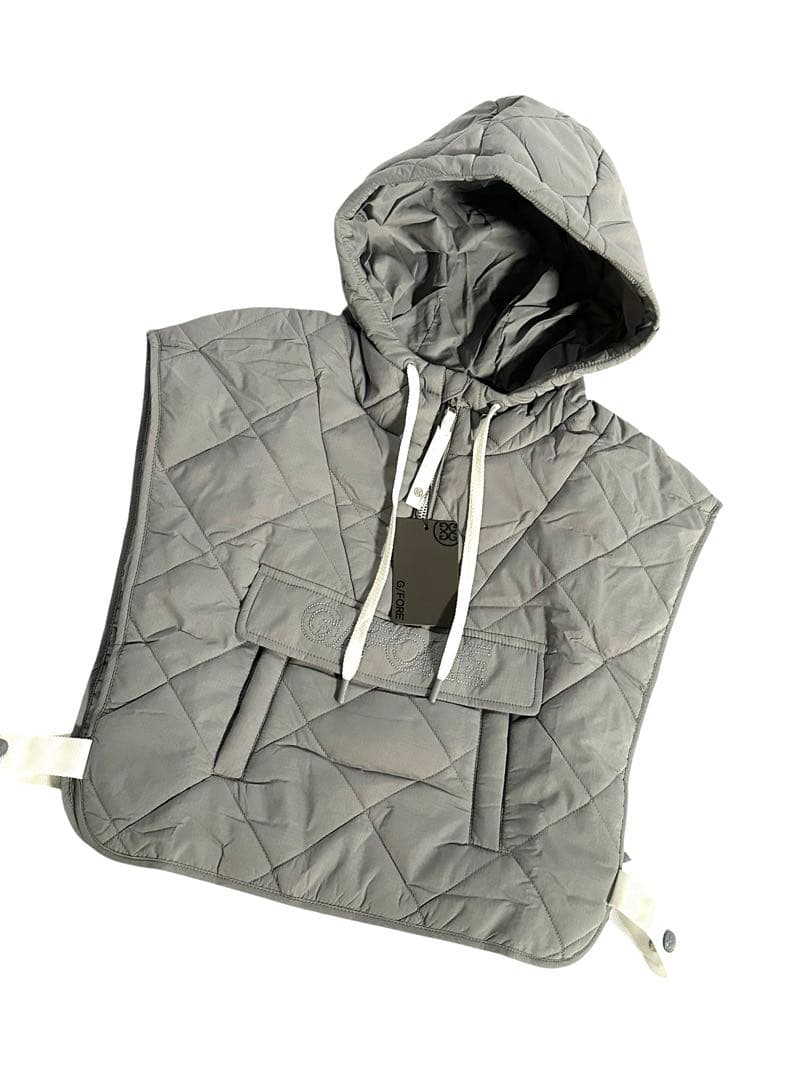 セール❣️新作G/FOREジーフォアレディーキルティングベストsizeMグレー