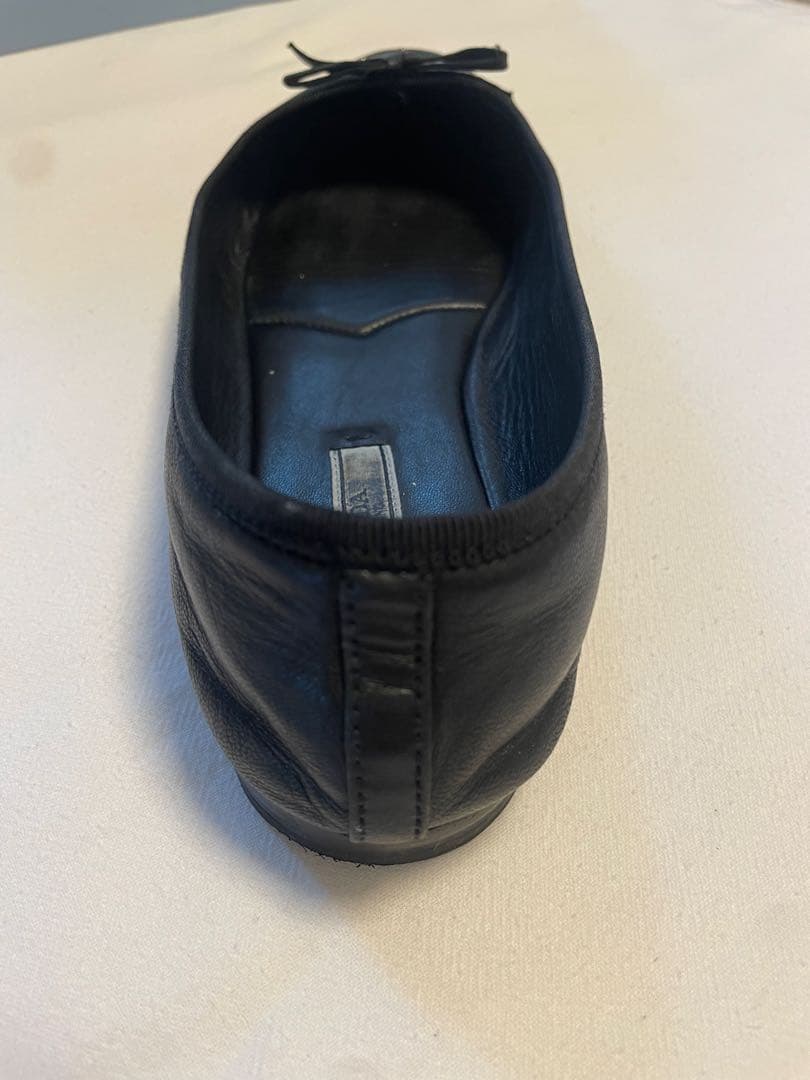 PRADA バレエシューズ 23.5㎝　正規品 付属品完備 靴のみ−1000円可