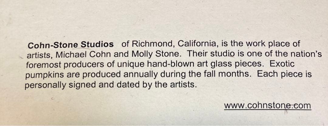 ガラス　パンプキン　超貴重品　ハロウィーン