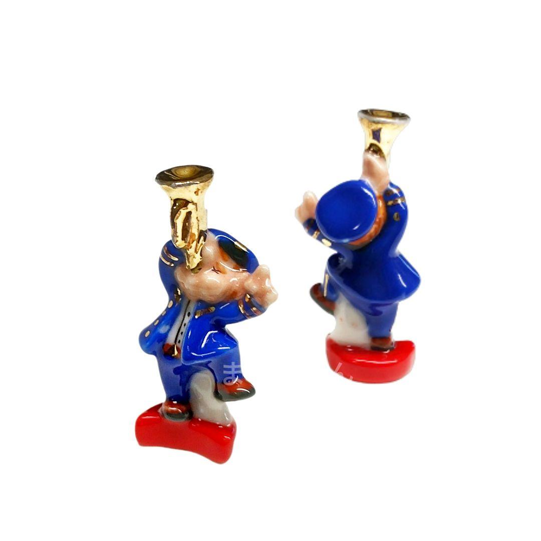 【新品・未使用】フランスの街の音楽隊　パレード　金彩　フェーヴ12点　送料込み