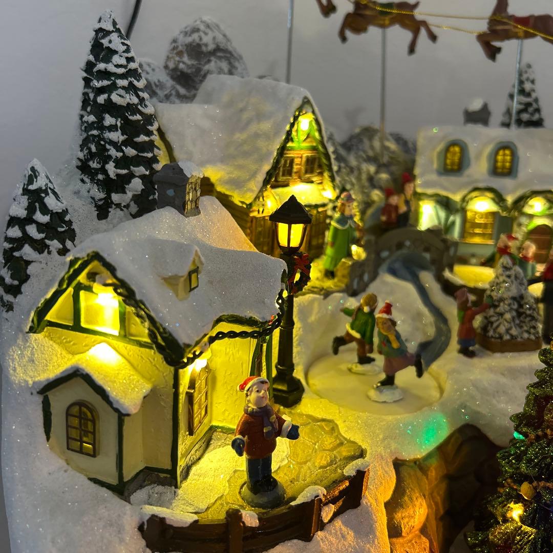 クリスマスビレッジ LEDライト付き