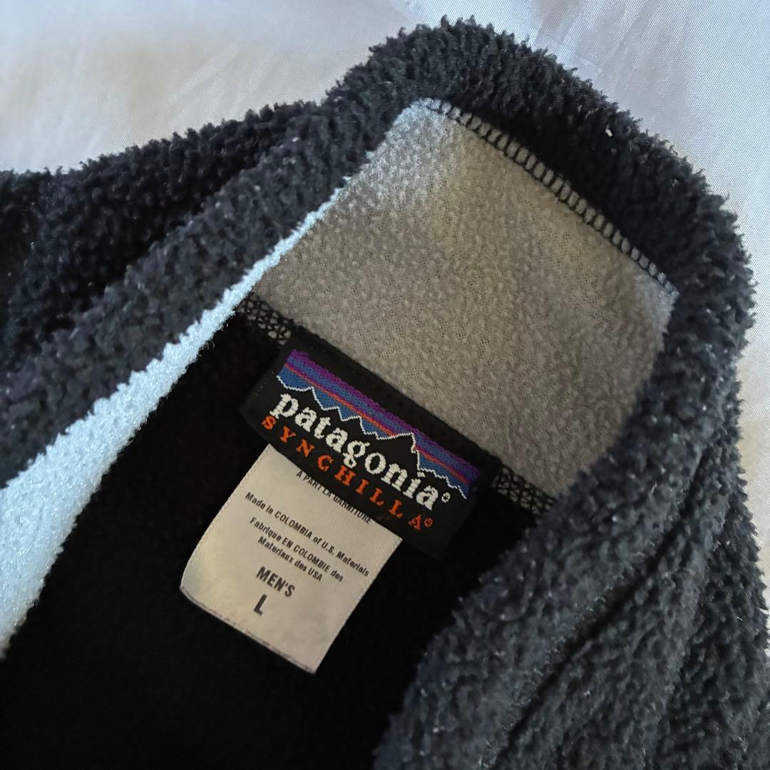 古着　patagonia　パタゴニア　シンチラベスト　フリースベスト