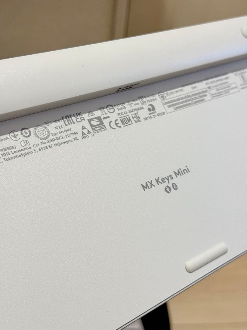 こ*こ様 【美品】ロジクール MX KEYS MINI ホワイト 日本語配列