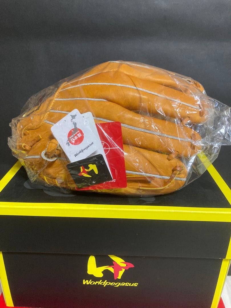 ワールドペガサスオーダー復刻桑田真澄モデル軟式投手左投用グラブ新品未使用品