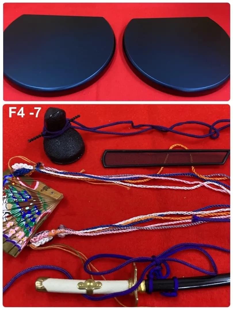 F4-7 訳あり特価　きれいな刺しゅう花柄衣裳　三五親王のみ