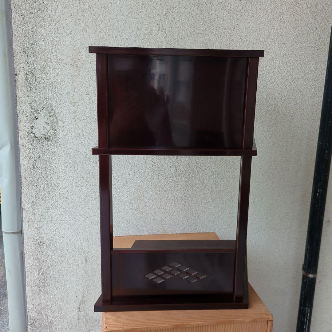 つれづれ棚 茶道具 棚 木製 漆器 木箱 美品 茶棚 お点前 在銘 飾り棚