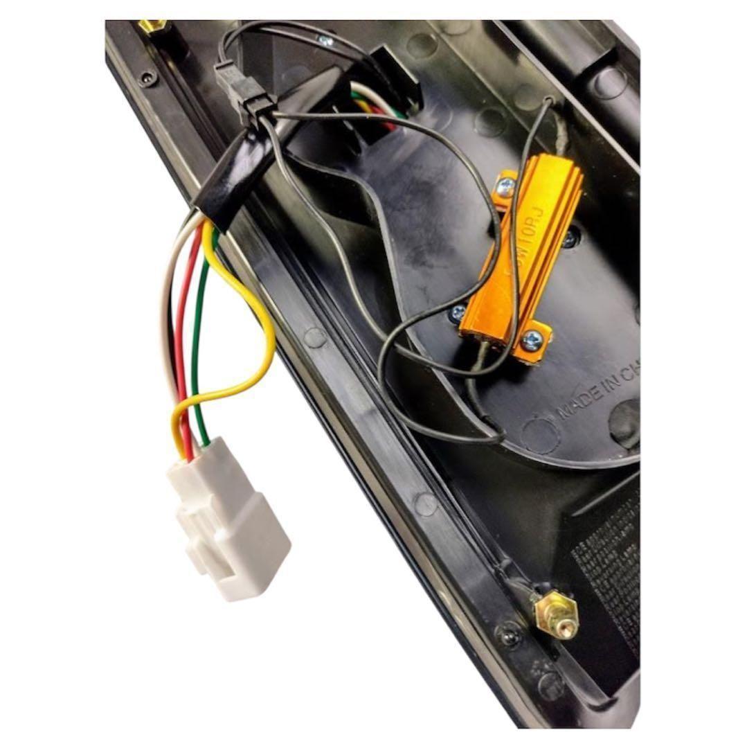 ハイエース 200系 テールライト 縦ライン LED テールランプ　【レッド】