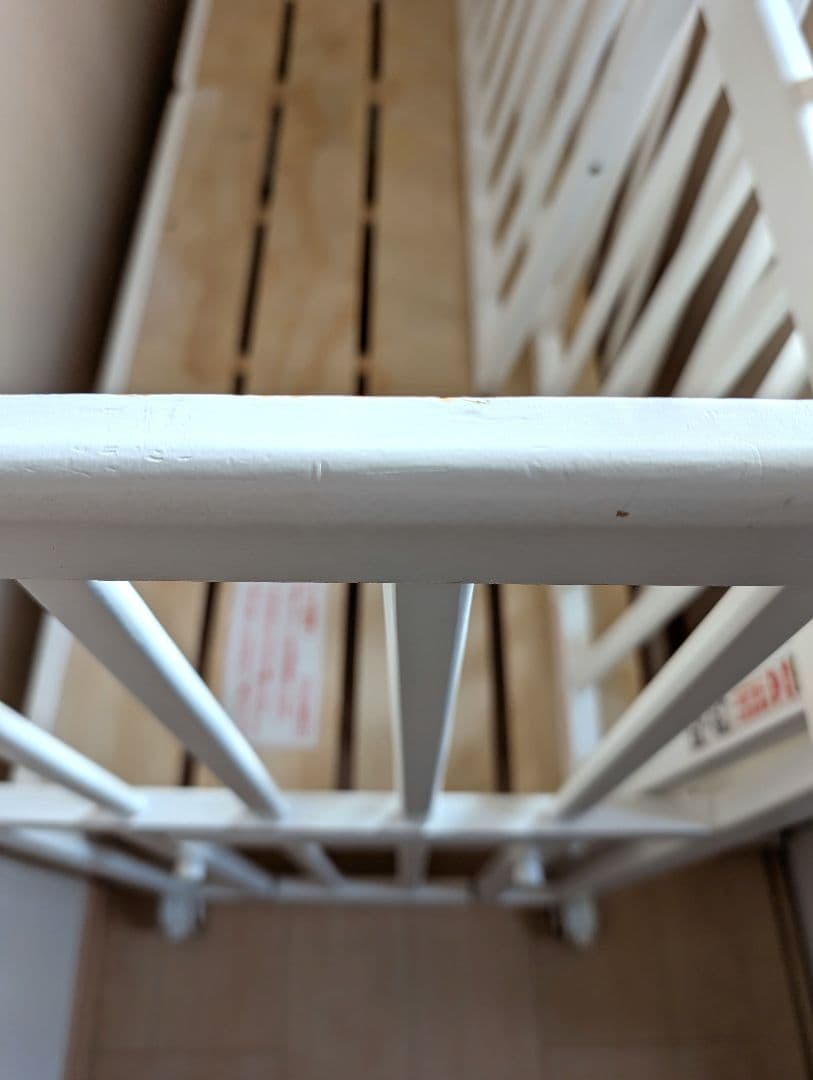 ソイネール+ロング　そいねーる　ロング　ホワイト 木製 ベビーベッド