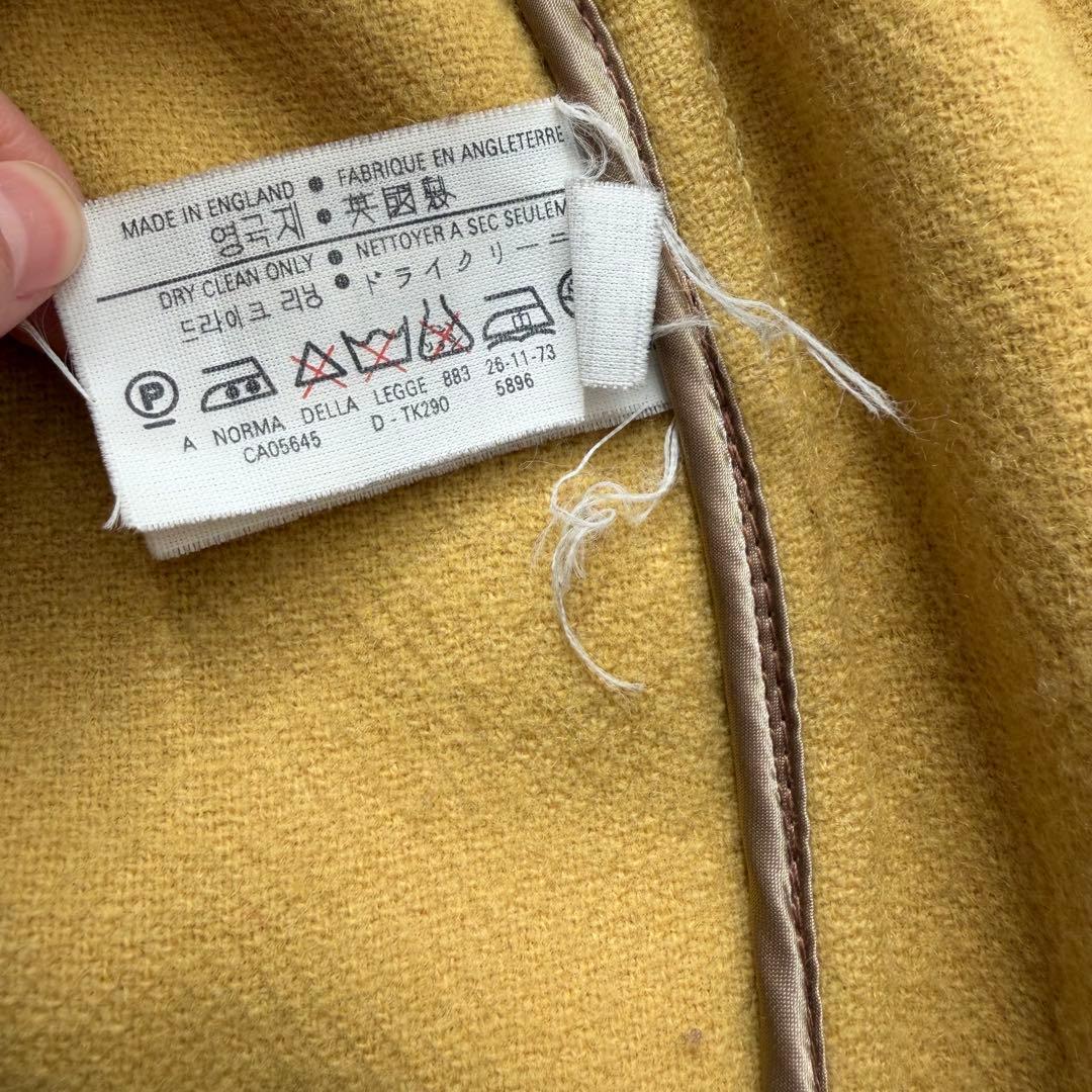 グローバーオール キングストン ダッフルコート ヘリンボーン マスタード 40