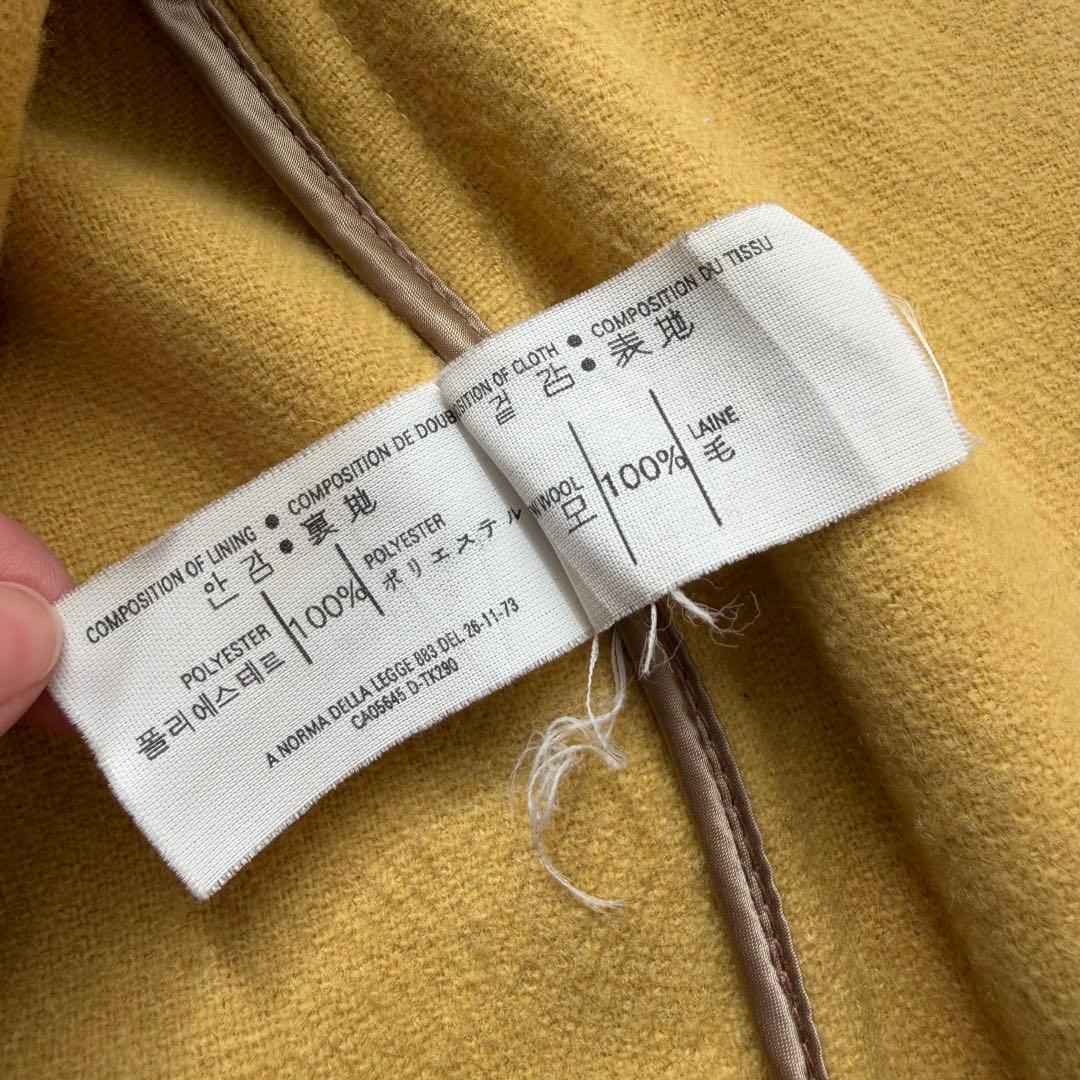 グローバーオール キングストン ダッフルコート ヘリンボーン マスタード 40