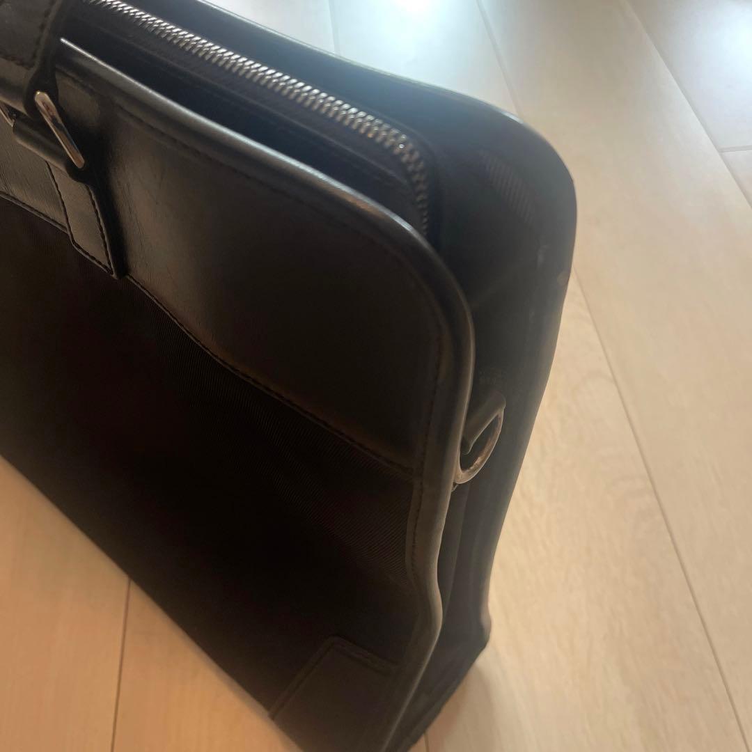 【美品】Burberry BLACK LABELビジネスバッグ 黒 ショルダー有