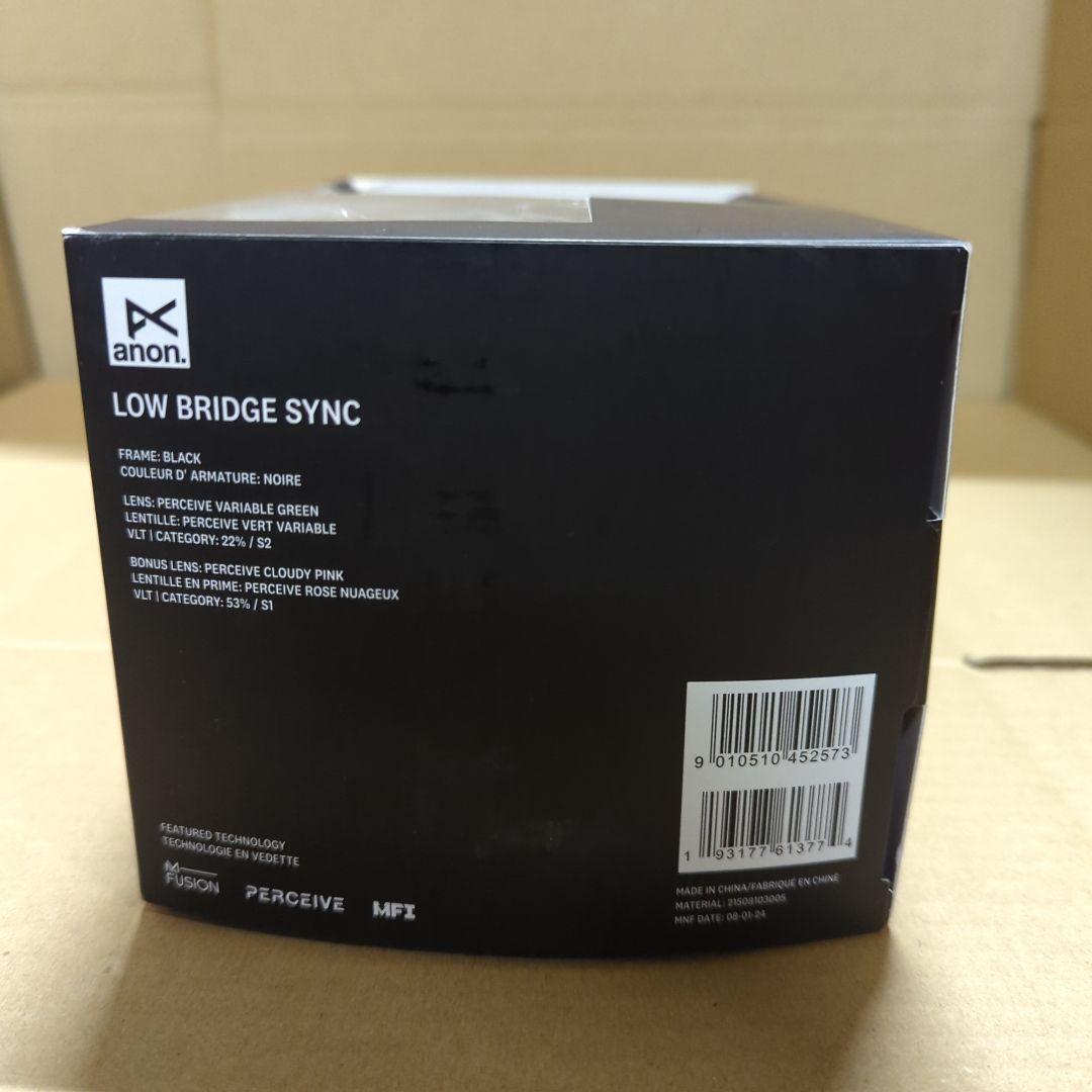 anon. シンク ローブリッジフィット ゴーグル + ボーナスレンズ 新品